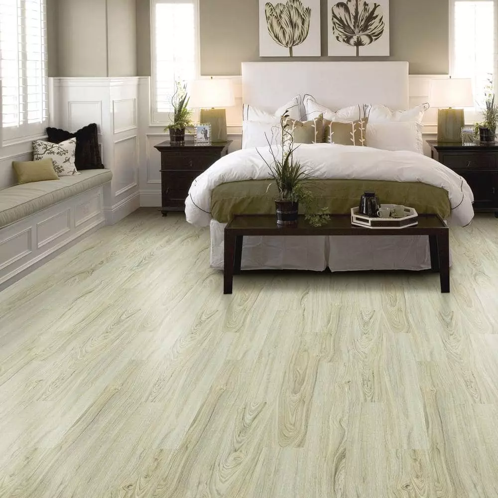 By Trafficmaster Plank Flooring Gripstrip W Alpine Elm Vinyl 6 In. (24 Sq. Ft./Case) Luxury 4 By Trafficmaster Plank Flooring Gripstrip W Alpine Elm Vinyl 6 In. (24 Sq. Ft./Case) Luxury - Image 2