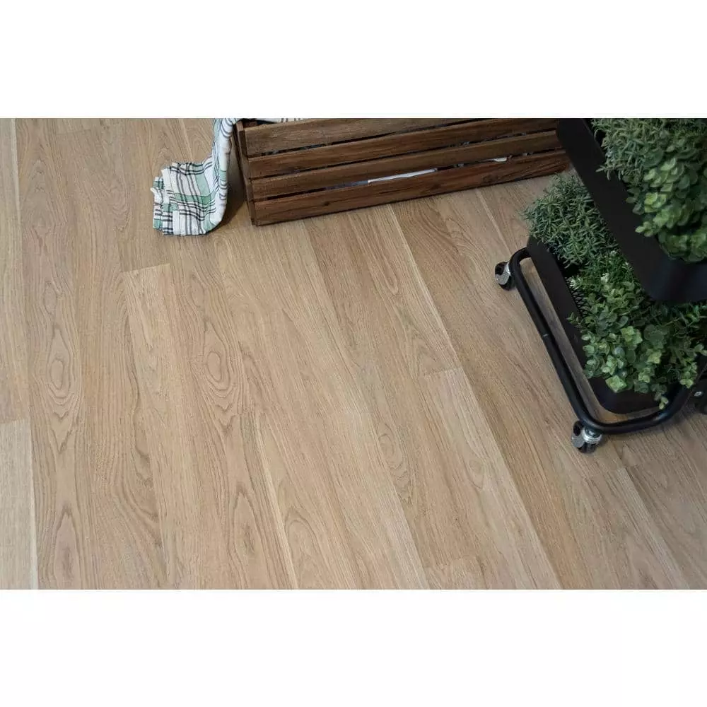 Trafficmaster Arbour Flooring Wood Laminate Hickory (23.91 Sq.Ft/Case) 7 Mm 8.03 In. W T X Gray 6 Trafficmaster Arbour Flooring Wood Laminate Hickory (23.91 Sq.Ft/Case) 7 Mm 8.03 In. W T X Gray - Image 4