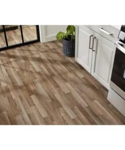 Trafficmaster Flooring Vinyl Oak Sheet 12 Ft. Wide Residential Cut To Length Autumn Brown -RugHub Shop autumn brown oak trafficmaster vinyl sheet flooring u9160405k743g14 31 1000