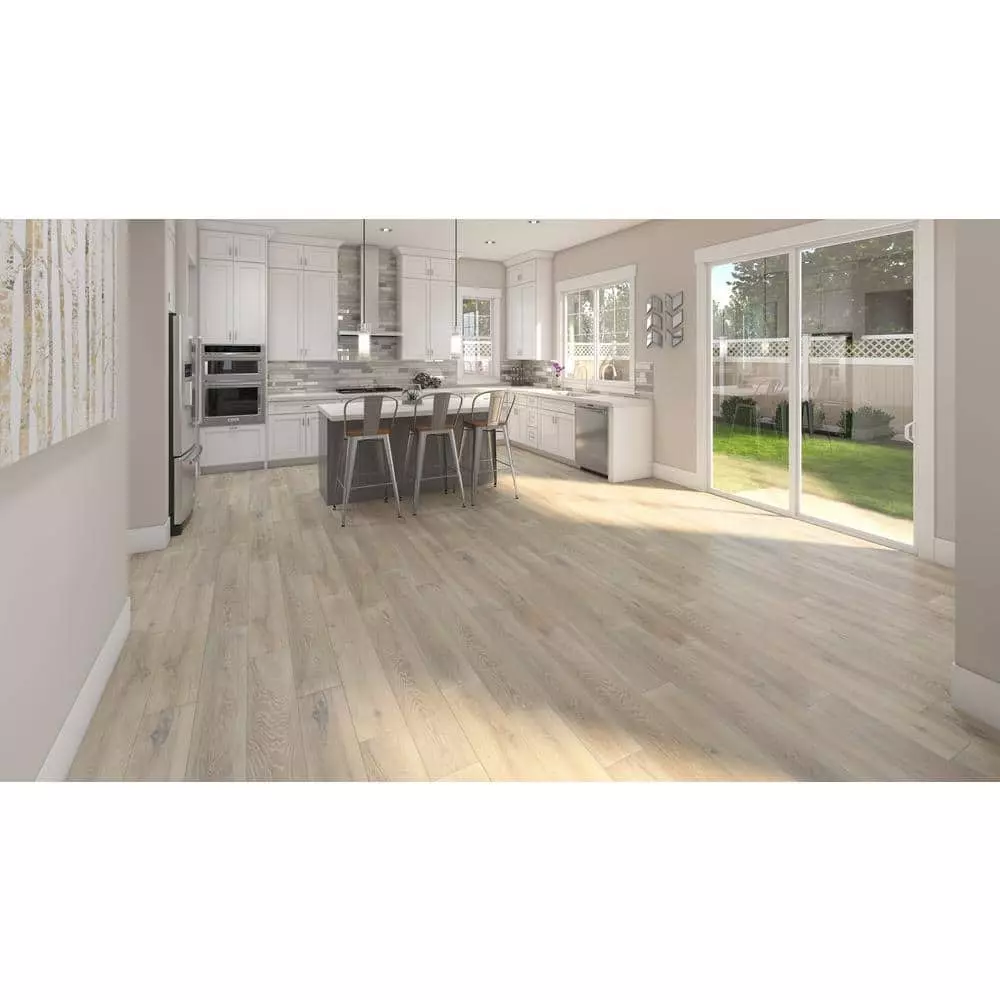 Trafficmaster Flooring Lake Oak Wood Laminate (23.91 Sq.Ft/Case) 7 Mm 8.03 In. W T X Camden 8 Trafficmaster Flooring Lake Oak Wood Laminate (23.91 Sq.Ft/Case) 7 Mm 8.03 In. W T X Camden - Image 6