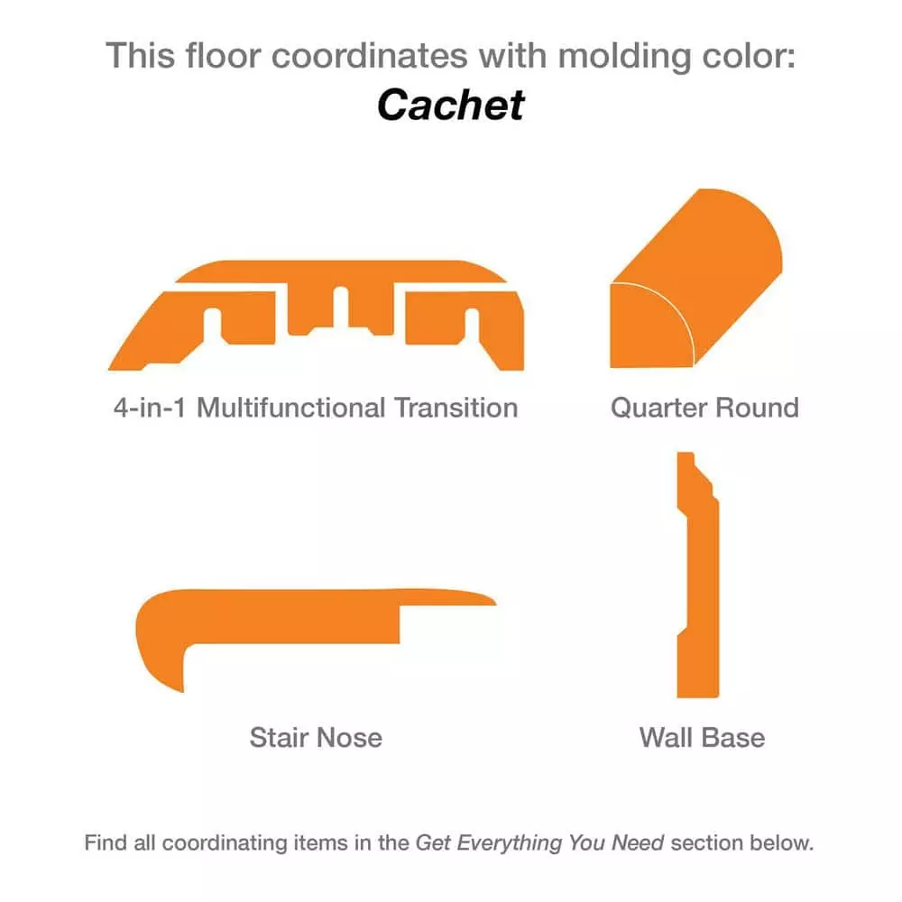 Trafficmaster Flooring Lake Oak Wood Laminate (23.91 Sq.Ft/Case) 7 Mm 8.03 In. W T X Camden 7 Trafficmaster Flooring Lake Oak Wood Laminate (23.91 Sq.Ft/Case) 7 Mm 8.03 In. W T X Camden - Image 5