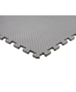 By Trafficmaster Tile Tiles/Pack Foam (16 Sq. Ft.) Dual Sided X (4 0.47 In. 24 In. Floor Gym Black/Gray -RugHub Shop black and gray trafficmaster gym floor tiles 24120hdus 1d 1000