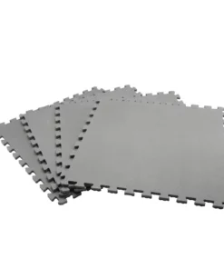 By Trafficmaster Tile Tiles/Pack Foam (16 Sq. Ft.) Dual Sided X (4 0.47 In. 24 In. Floor Gym Black/Gray -RugHub Shop black and gray trafficmaster gym floor tiles 24120hdus a0 1000