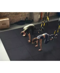 By Trafficmaster Tile Tiles/Pack) Foam 25.2 In. X (4 (17.64 Sq. Ft.) 0.68 In. Shock Absorbing Floor Gym Black -RugHub Shop black fleck trafficmaster gym floor tiles 24182coplhd 31 1000