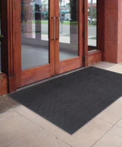 Trafficmaster Door Mat Rubber 72 In. 48 In. X Commercial Recycled Black -RugHub Shop black trafficmaster commercial floor mats 60 060 9501 4000600 31 1000