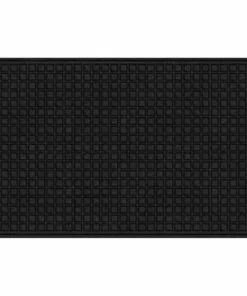 By Trafficmaster Door Mat Rubber Synthetic Fiber 36 In. 60 In. X Commercial Recycled Black