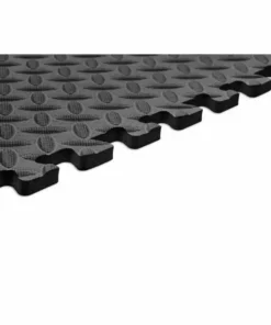 By Trafficmaster Tile Tiles/Pack) Foam W X (24 Sq. Ft.) 0.47 In. L X 24 In. (6 Interlocking Floor Gym Black -RugHub Shop black trafficmaster gym floor tiles 24224dphd a0 1000