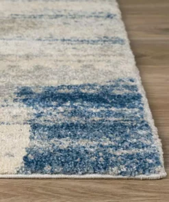 Addison Rug By Ankara 17 8 Ft. 10 Ft. X Area Dancing Circle Indigo Blue -RugHub Shop blue addison rugs area rugs hdan17in8x10 76 1000