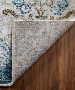 By Addison Rug 11 3 Ft. 3 In. 5 Ft. 3 In. X Area Provincial Damask French Blue -RugHub Shop blue addison rugs area rugs hdpc11bl3x5 66 1000