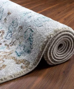 By Addison Rug 11 3 Ft. 3 In. 5 Ft. 3 In. X Area Provincial Damask French Blue -RugHub Shop blue addison rugs area rugs hdpc11bl3x5 77 1000