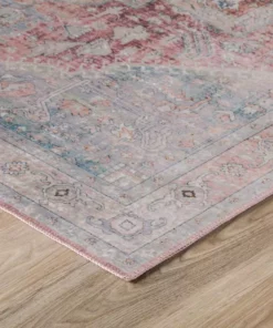 By Addison Baldwin Medallion Rug 2 Blush Velvet 5 Ft. 3 In. 3 Ft. X Area Non-Skid Indoor -RugHub Shop blush addison rugs area rugs hdba2bl3x5 4f 1000