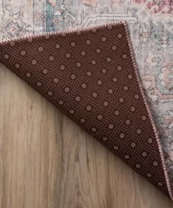 By Addison Baldwin Medallion Rug 2 Blush Velvet 5 Ft. 3 In. 3 Ft. X Area Non-Skid Indoor -RugHub Shop blush addison rugs area rugs hdba2bl3x5 66 1000