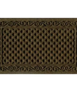 By Trafficmaster Door Mat 18 In. X 30 In. Brown