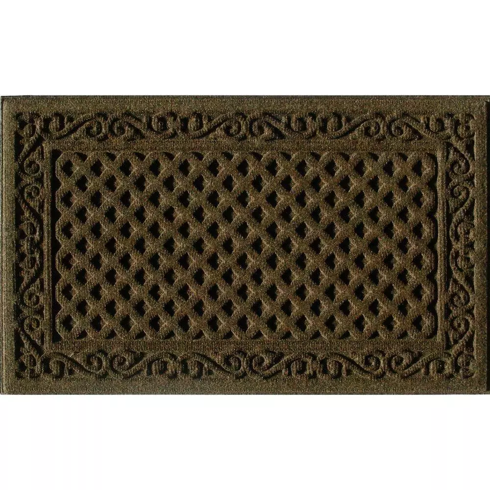 By Trafficmaster Door Mat 18 In. X 30 In. Brown 3 By Trafficmaster Door Mat 18 In. X 30 In. Brown