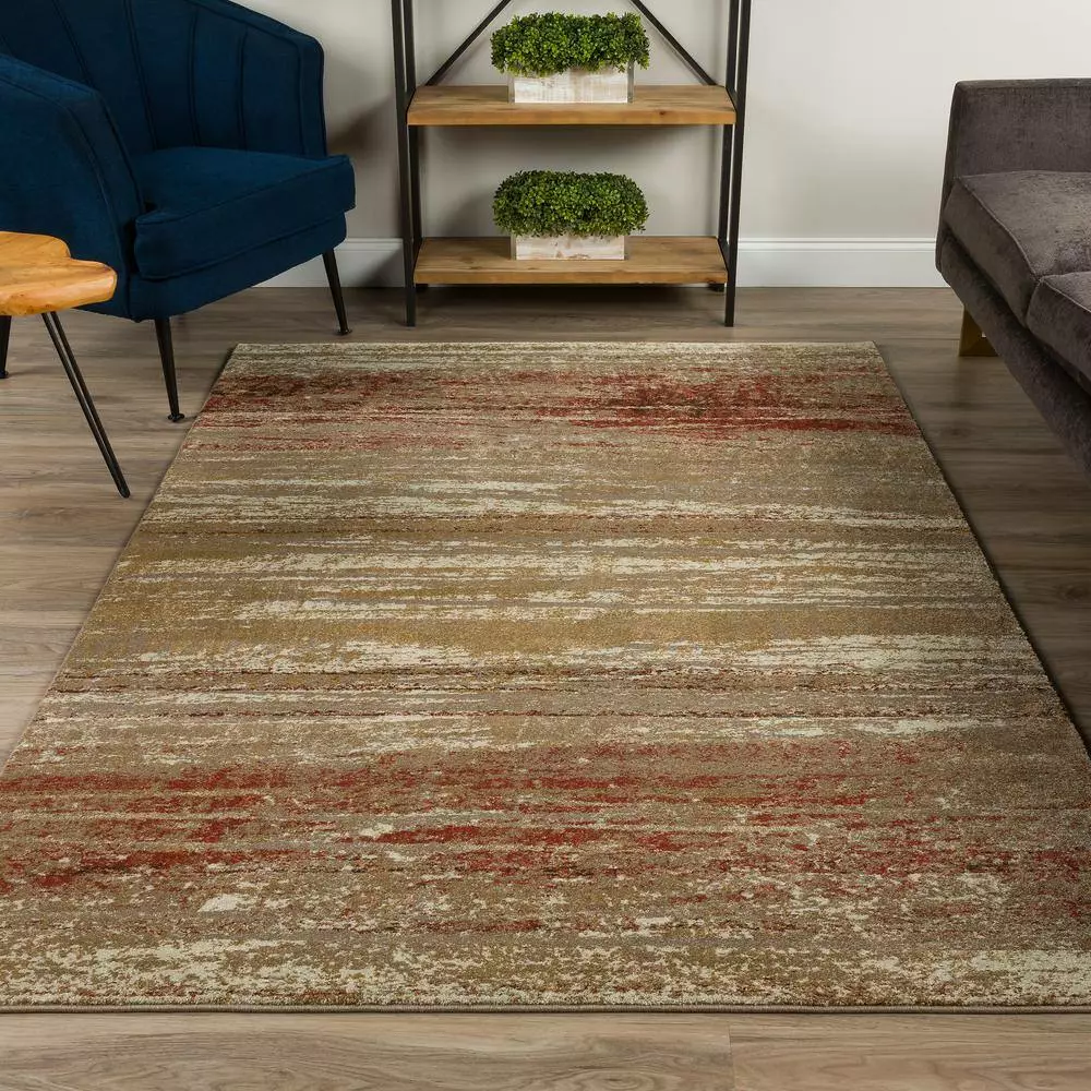By Addison Serene Canyon Rug Stripe 7 In. 10 Ft. 6 10 In. X 7 Ft. Area Abstract 8 By Addison Serene Canyon Rug Stripe 7 In. 10 Ft. 6 10 In. X 7 Ft. Area Abstract - Image 6