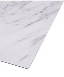 Trafficmaster By Carrara Tile Case) Marble Vinyl 12 In. (20 Sq. Ft. X 24 In. / Peel And Stick -RugHub Shop carrara marble trafficmaster vinyl tile ss1212 77 1000