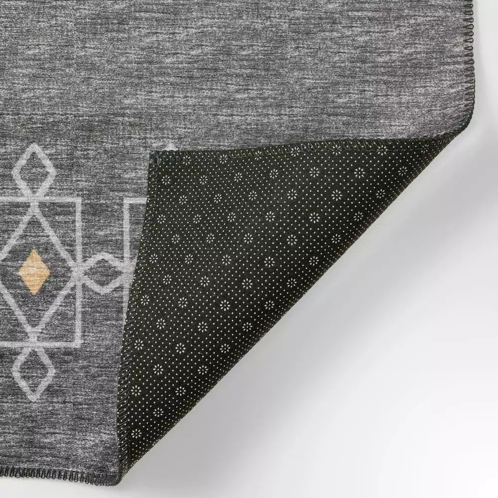 By Addison Rug Modena Rug Charcoal 9 Ft. 12 Ft. X Area Southwest 5 By Addison Rug Modena Rug Charcoal 9 Ft. 12 Ft. X Area Southwest - Image 3