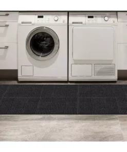 By Trafficmaster Carpet Tile (8 Tiles/Case)18 18 In. X 18 Sq. Ft. Peel And Stick Residential Black -RugHub Shop charcoal trafficmaster carpet tile 60677600018x18 4f 1000