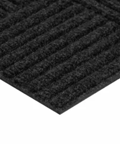 By Trafficmaster Carpet Tile (8 Tiles/Case)18 18 In. X 18 Sq. Ft. Peel And Stick Residential Black -RugHub Shop charcoal trafficmaster carpet tile 60677600018x18 c3 1000