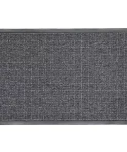 Trafficmaster Door Mat Rubber Charcoal 23.5 In. 35.5 In. X Commercial