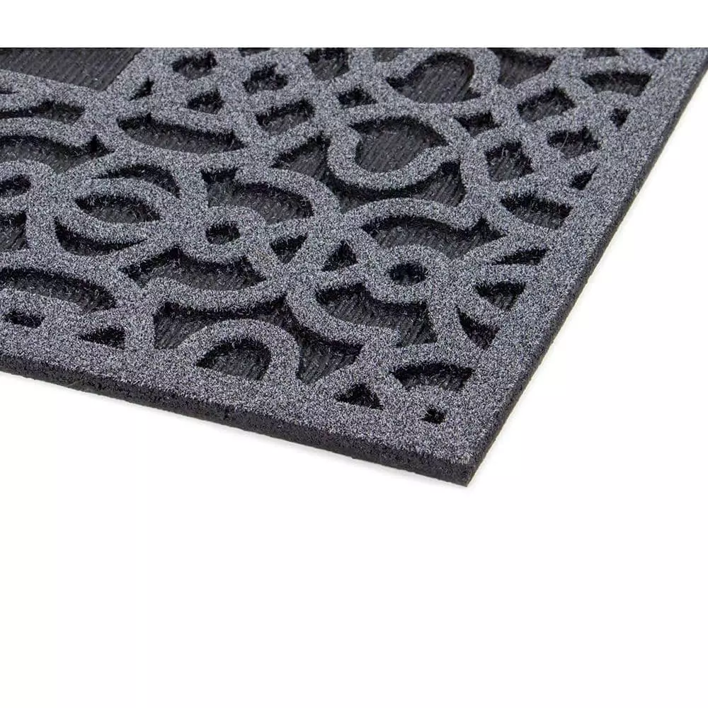 Trafficmaster Door Mat Charcoal 24 In. 36 In. X Geo Welcome 5 Trafficmaster Door Mat Charcoal 24 In. 36 In. X Geo Welcome - Image 3