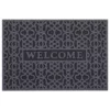 Trafficmaster Door Mat Charcoal 24 In. 36 In. X Geo Welcome