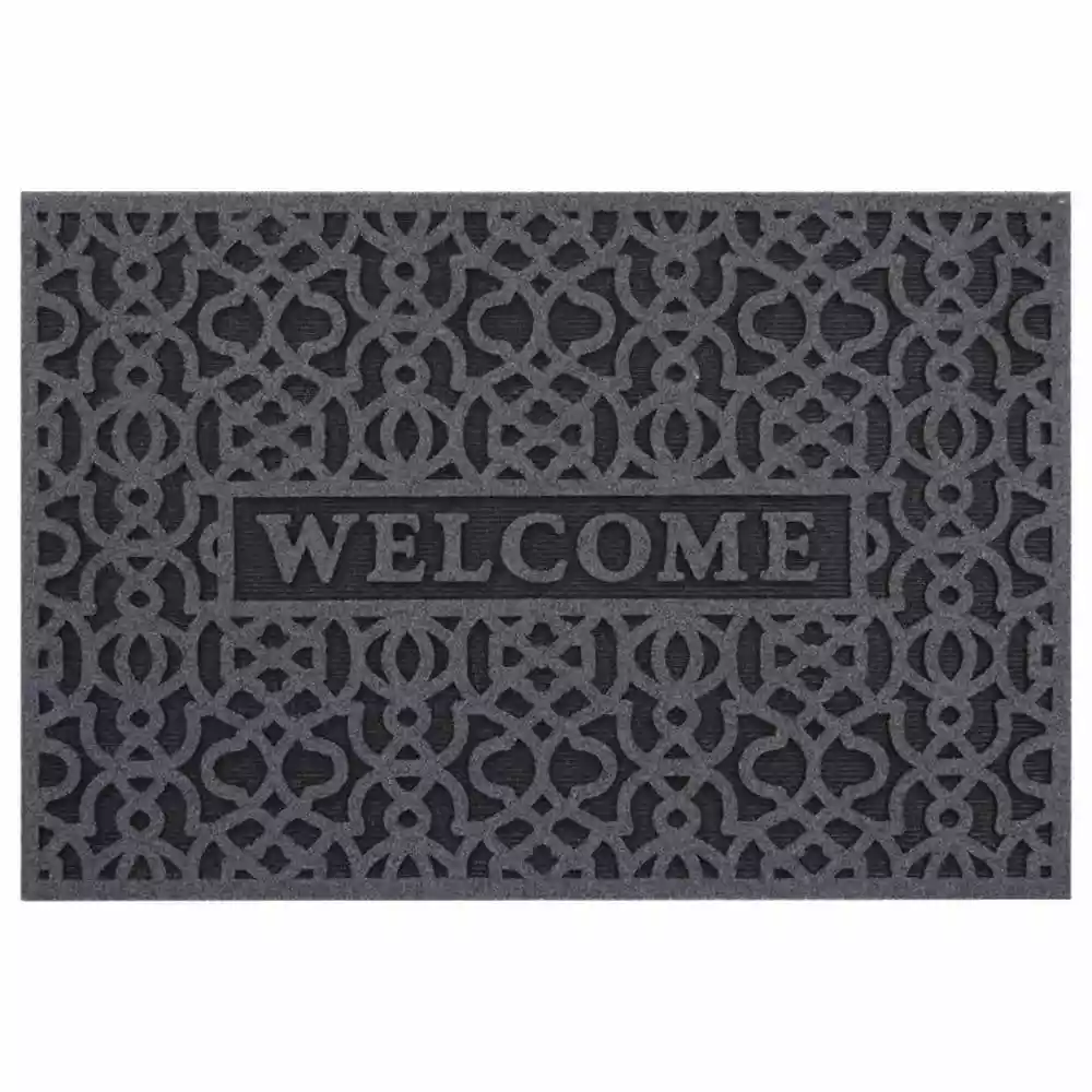 Trafficmaster Door Mat Charcoal 24 In. 36 In. X Geo Welcome 6 Trafficmaster Door Mat Charcoal 24 In. 36 In. X Geo Welcome - Image 4