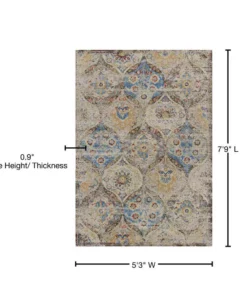 Benelli By Addison Rug Rug 11 Chocolate 5 Ft. 7 In. X 3 In. 7 Ft. Area 22 Benelli By Addison Rug Rug 11 Chocolate 5 Ft. 7 In. X 3 In. 7 Ft. Area -RugHub Shop chocolate addison rugs area rugs hdbn11ch5x8 76 1000