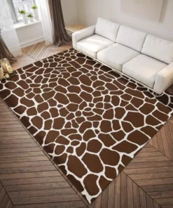 By Addison Kruger Chocolate Rug 8 Ft. 10 Ft. X Area Animal Print -RugHub Shop chocolate addison rugs area rugs hdkr4ch8x10 31 1000