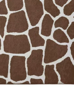 By Addison Kruger Chocolate Rug 8 Ft. 10 Ft. X Area Animal Print -RugHub Shop chocolate addison rugs area rugs hdkr4ch8x10 c3 1000