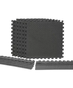 By Trafficmaster Tile Tiles/Pack) Foam X (24 Sq. Ft.) 0.47 In. 24 In. (6 Interlocking Floor Gym Dark Gray