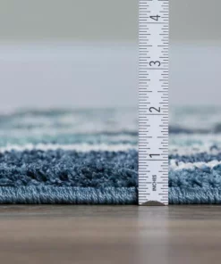 By Addison Rug Harmony 3 Denim 5 Ft. X 1 In. 5 In. 7 Ft. Area -RugHub Shop denim addison rugs area rugs hdhm3de5x7 1f 1000