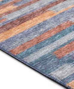 By Addison Rug Modena Rug Denim 14 Ft. 10 Ft. X Area Striped -RugHub Shop denim addison rugs area rugs hdmo8dn10x14 4f 1000