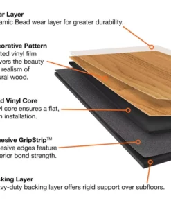 By Trafficmaster Plank Flooring Gripstrip W Dove Vinyl Maple 6 In. (24 Sq. Ft./Case) Luxury -RugHub Shop dove maple trafficmaster vinyl plank flooring 87514 31 1000