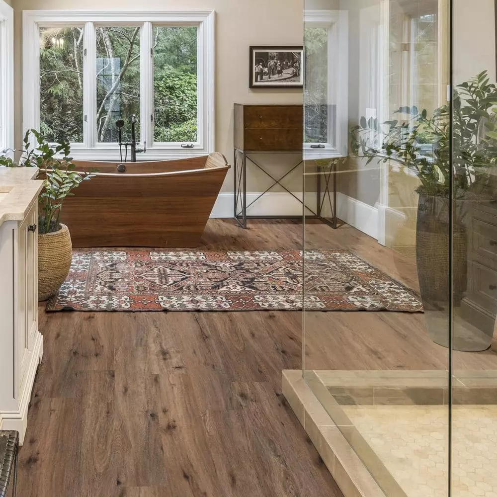 By Edward Trafficmaster Core Click Lock Plank Flooring Vinyl Oak 6 In. W X L (32-Case/768 Sq. Ft./Pallet) 36 In. Rigid Luxury 5 By Edward Trafficmaster Core Click Lock Plank Flooring Vinyl Oak 6 In. W X L (32-Case/768 Sq. Ft./Pallet) 36 In. Rigid Luxury - Image 3