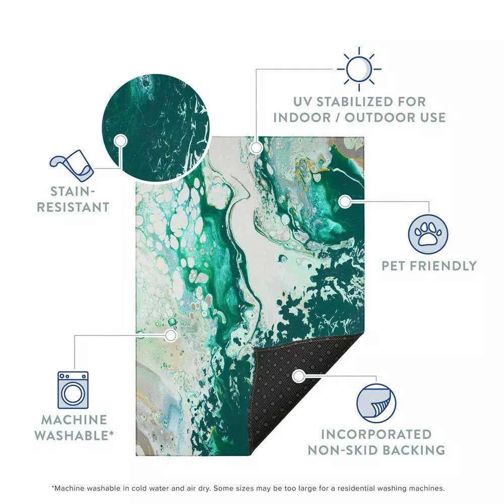 Copeland Addison Rug Rug By Emerald City 5 Ft. 3 Ft. X Area Abstract 8 Copeland Addison Rug Rug By Emerald City 5 Ft. 3 Ft. X Area Abstract - Image 6