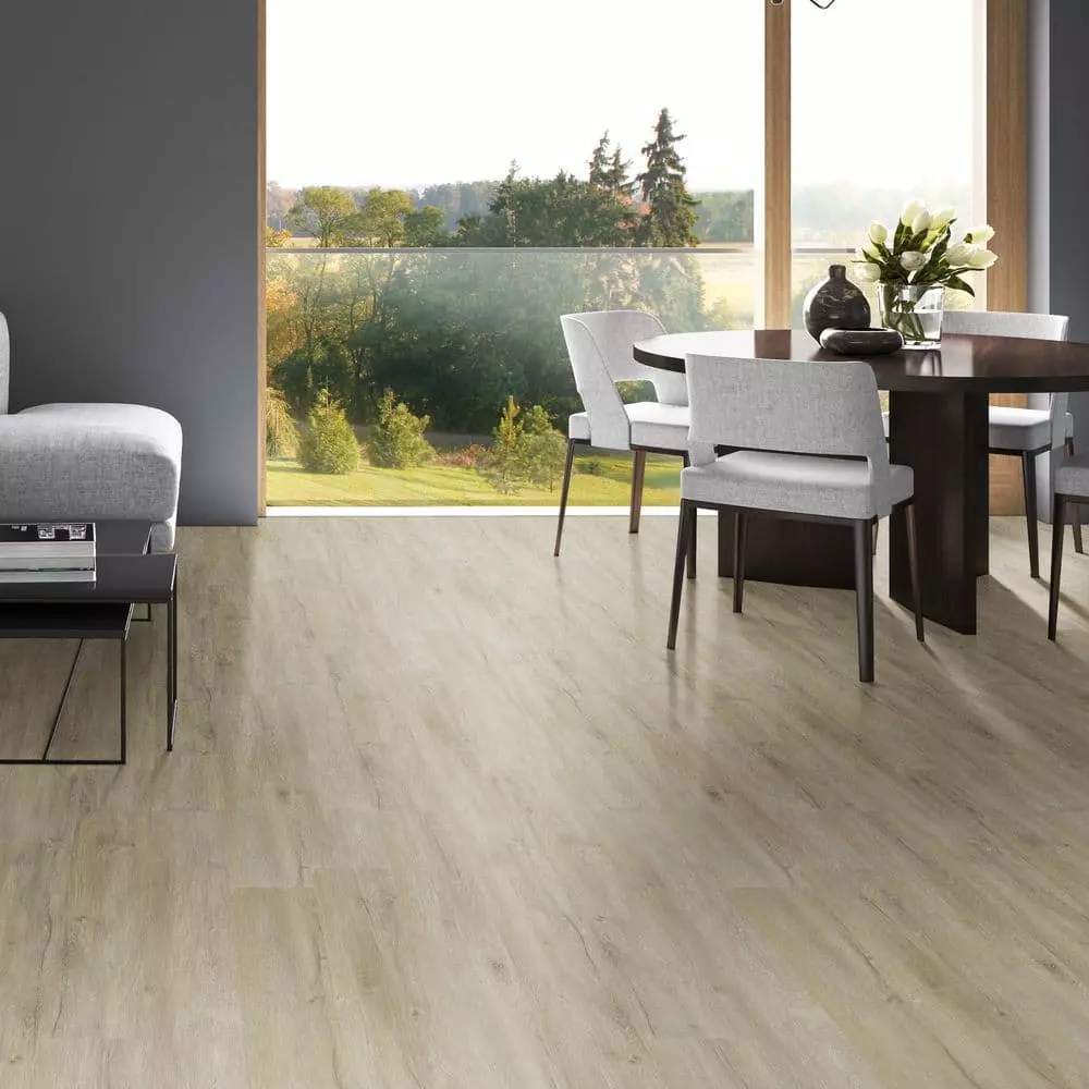 By Trafficmaster Plank Flooring Vinyl Oak (23.95 Sq. Ft./Case) 5.95 In W Rigid Core French Luxury 5 By Trafficmaster Plank Flooring Vinyl Oak (23.95 Sq. Ft./Case) 5.95 In W Rigid Core French Luxury - Image 3