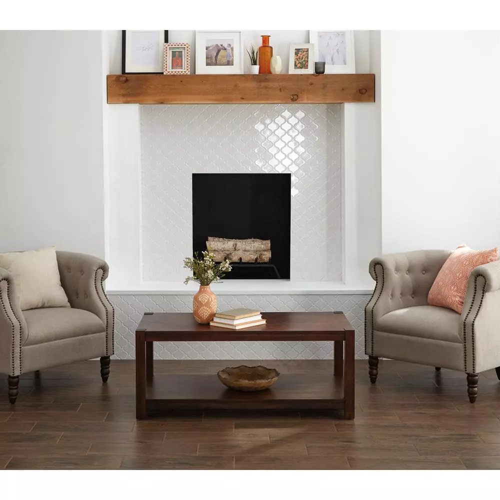 Glenwood Trafficmaster Tile Case) Cherry Ceramic 7 In. (10.89 Sq. Ft. 20 In. X / Wall Floor 4 Glenwood Trafficmaster Tile Case) Cherry Ceramic 7 In. (10.89 Sq. Ft. 20 In. X / Wall Floor - Image 2