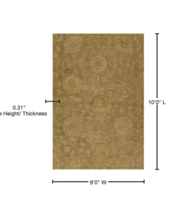 Delano By Addison Rug 1 Goldenrod 8 Ft. 10 Ft. X Area -RugHub Shop goldenrod addison rugs area rugs hddl1gr8x10 76 1000