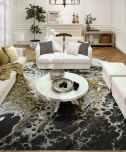 Copeland Addison Rug Rug By Graphite 8 Ft. 10 Ft. X Area Abstract -RugHub Shop graphite addison rugs area rugs hdkc13gr8x10 31 1000