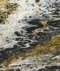 Copeland Addison Rug Rug By Graphite 8 Ft. 10 Ft. X Area Abstract -RugHub Shop graphite addison rugs area rugs hdkc13gr8x10 fa 1000