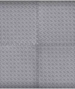 By Trafficmaster Tile Tiles/Pack) T Foam W X (24 Sq. Ft.) 0.47 In. L X 24 In. (6 Interlocking Floor Gym Gray -RugHub Shop gray trafficmaster gym floor tiles 24228dphd 66 1000