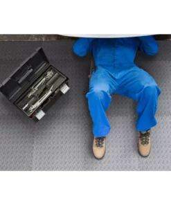 By Trafficmaster Tile Tiles/Pack) T Foam W X (24 Sq. Ft.) 0.47 In. L X 24 In. (6 Interlocking Floor Gym Gray -RugHub Shop gray trafficmaster gym floor tiles 24228dphd 77 1000