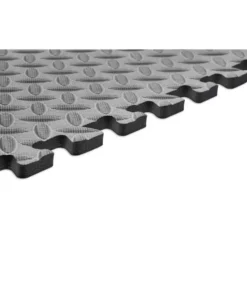 By Trafficmaster Tile Tiles/Pack) T Foam W X (24 Sq. Ft.) 0.47 In. L X 24 In. (6 Interlocking Floor Gym Gray -RugHub Shop gray trafficmaster gym floor tiles 24228dphd a0 1000