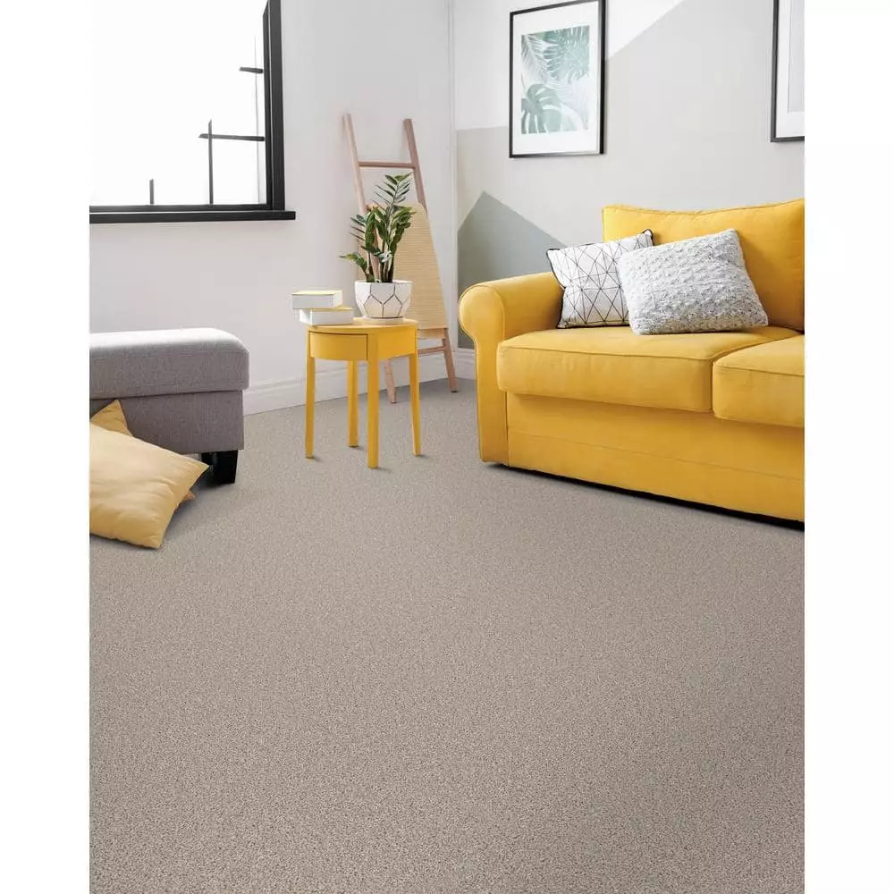 By Trafficmaster Carpet Groove (1080 Sq. Ft./Roll) 12 Ft. Indoor Texture Gray Color 4 By Trafficmaster Carpet Groove (1080 Sq. Ft./Roll) 12 Ft. Indoor Texture Gray Color - Image 2