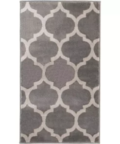 Seyward Trafficmaster Rug Accent Grey 2 Ft. 4 Ft. 7 In. X