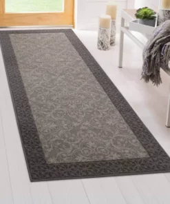 By Trafficmaster Derbent Rug Accent 2 Ft. X 5 Ft. Grey 13 By Trafficmaster Derbent Rug Accent 2 Ft. X 5 Ft. Grey -RugHub Shop grey trafficmaster area rugs mt1004423 31 1000