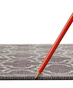 Trafficmaster Rug By Trelli Accent 2 Ft. X 5 Ft. Grey -RugHub Shop grey trafficmaster area rugs mt1004445 77 1000