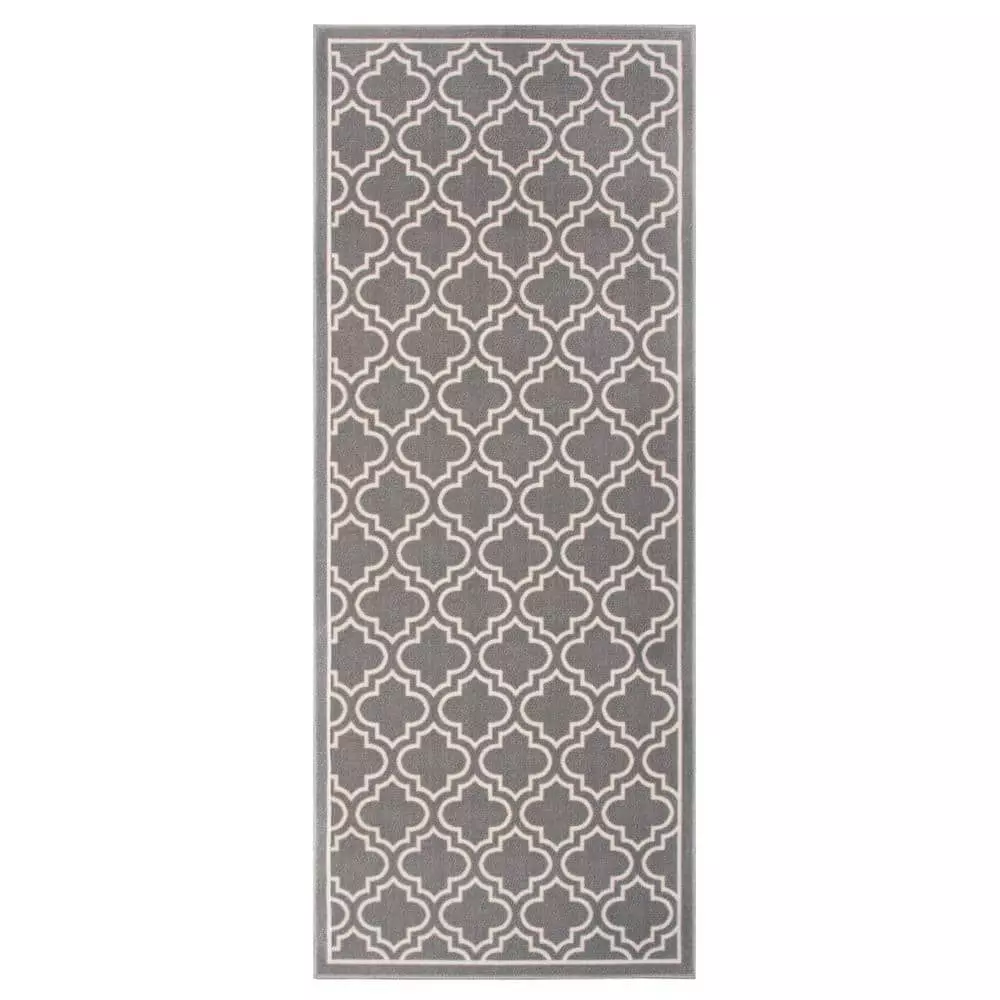 Trafficmaster Rug By Trelli Accent 2 Ft. X 5 Ft. Grey 5 Trafficmaster Rug By Trelli Accent 2 Ft. X 5 Ft. Grey - Image 3