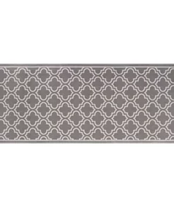 Trafficmaster Accent Rug Trelli Polyester 2 Ft. 5 Ft. X Grey